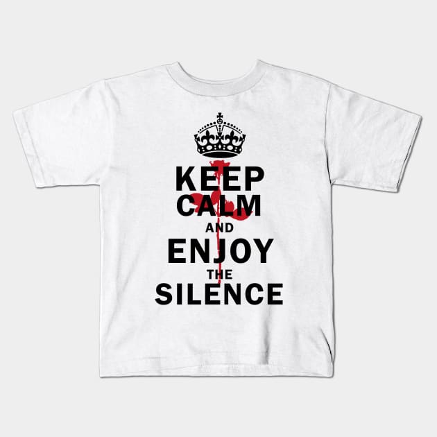 Keep The Black Silence Kids T-Shirt by GermanStreetwear